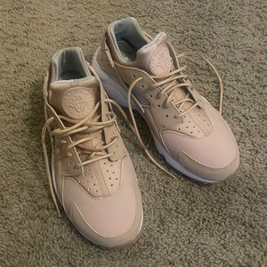 Very light pink and grey Nike